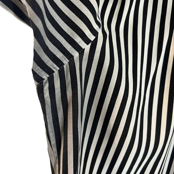 Studio C Vintage Striped Women Button Up Shirt Plus 22W Star Buttons Embroidered - Picture 6 of 9